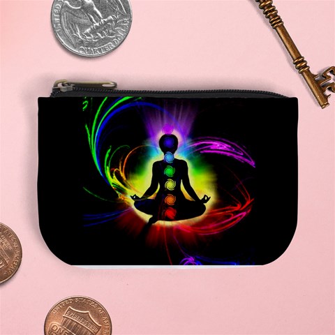 Chakra Design Mini Coin Purse from ArtsNow.com Front
