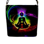 Chakra Design Flap Closure Messenger Bag (L)