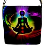 Chakra Design Flap Closure Messenger Bag (S)