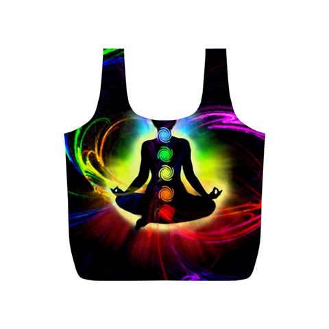 Chakra Design Full Print Recycle Bag (S) from ArtsNow.com Front