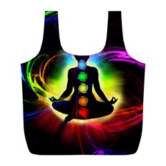 Chakra Design Full Print Recycle Bag (L) from ArtsNow.com Back
