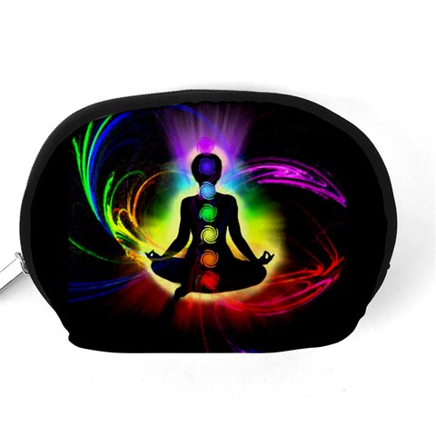 Chakra Design Accessory Pouch (Medium) from ArtsNow.com Back