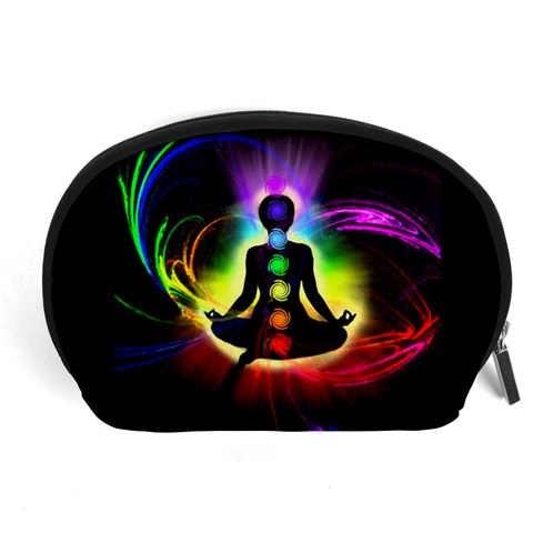 Chakra Design Accessory Pouch (Large) from ArtsNow.com Front