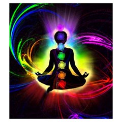 Chakra Design Drawstring Pouch (Medium) from ArtsNow.com Back