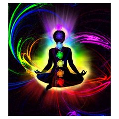 Chakra Design Drawstring Pouch (Large) from ArtsNow.com Back