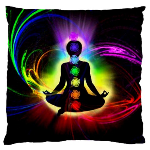 Chakra Design Large Flano Cushion Case (Two Sides) from ArtsNow.com Front