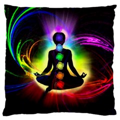 Chakra Design Large Flano Cushion Case (Two Sides) from ArtsNow.com Front