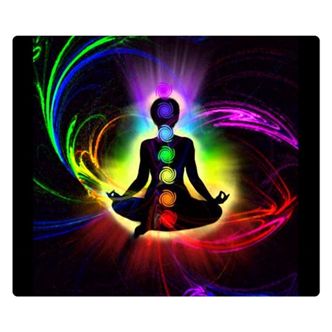 Chakra Design Double Sided Flano Blanket (Small)  from ArtsNow.com 50 x40  Blanket Front