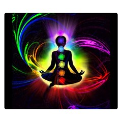 Chakra Design Double Sided Flano Blanket (Small)  from ArtsNow.com 50 x40  Blanket Back