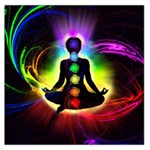 Chakra Design Large Satin Scarf (Square)