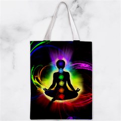 Chakra Design Zipper Classic Tote Bag from ArtsNow.com Back
