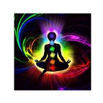 Chakra Design Small Satin Scarf (Square)