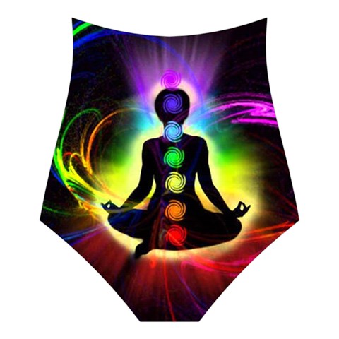 Chakra Design Halter Swimsuit from ArtsNow.com Back