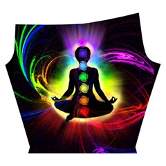 Chakra Design Yoga Cropped Leggings from ArtsNow.com Left
