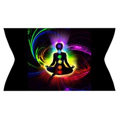 Chakra Design Yoga Cropped Leggings from ArtsNow.com Waistband Back