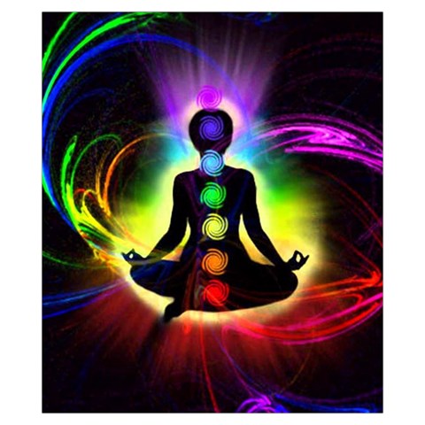 Chakra Design Drawstring Pouch (XS) from ArtsNow.com Front