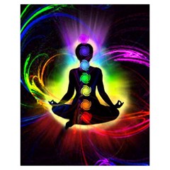 Chakra Design Drawstring Pouch (XL) from ArtsNow.com Back