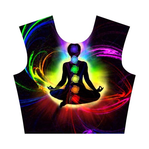 Chakra Design Cotton Crop Top from ArtsNow.com Front