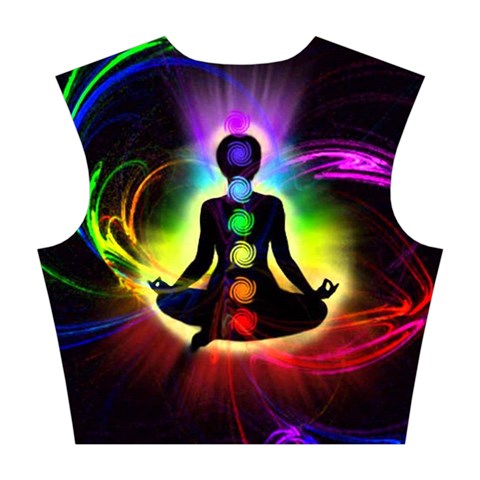 Chakra Design Cotton Crop Top from ArtsNow.com Back