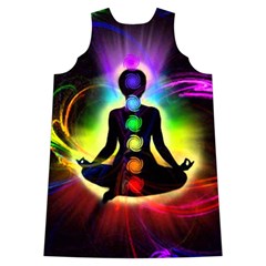 Chakra Design Velvet Long Sleeve Shoulder Cutout Dress from ArtsNow.com Back