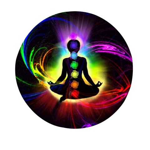 Chakra Design Mini Round Pill Box from ArtsNow.com Front