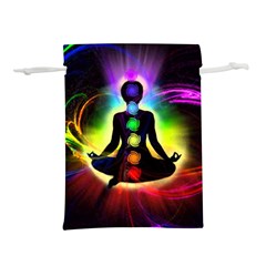 Chakra Design Lightweight Drawstring Pouch (L) from ArtsNow.com Front