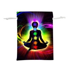 Chakra Design Lightweight Drawstring Pouch (L) from ArtsNow.com Back