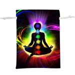 Chakra Design  Lightweight Drawstring Pouch (XL)