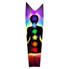 Chakra Design Women s Long Sleeve Raglan Tee from ArtsNow.com Left Sleeve Side