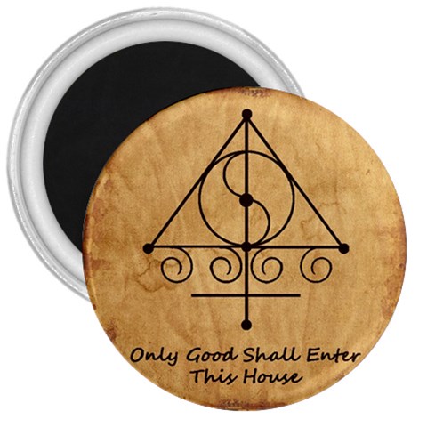 Only Good Shall Enter This House 3  Magnets from ArtsNow.com Front