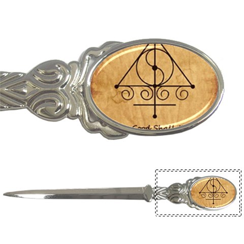 Only Good Shall Enter This House Letter Opener from ArtsNow.com Front