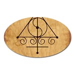 Only Good Shall Enter This House Oval Magnet