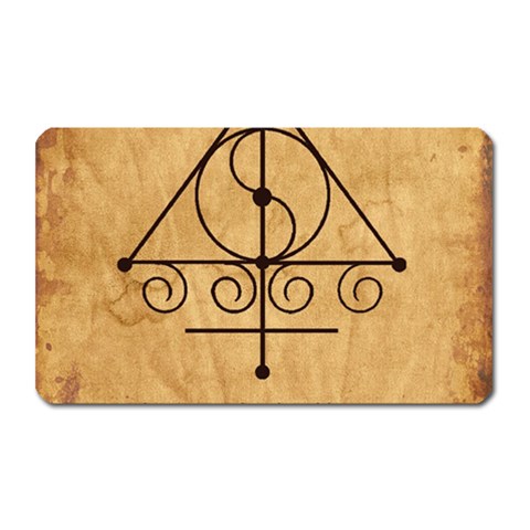 Only Good Shall Enter This House Magnet (Rectangular) from ArtsNow.com Front