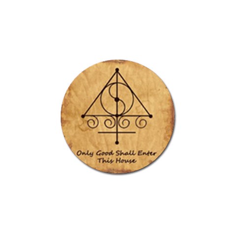 Only Good Shall Enter This House Golf Ball Marker (4 pack) from ArtsNow.com Front