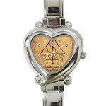 Only Good Shall Enter This House Heart Italian Charm Watch
