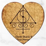 Only Good Shall Enter This House Jigsaw Puzzle (Heart)
