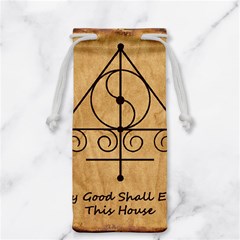 Only Good Shall Enter This House Jewelry Bag from ArtsNow.com Back