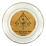 Only Good Shall Enter This House Porcelain Plates