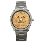 Only Good Shall Enter This House Sport Metal Watch
