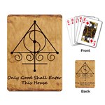 Only Good Shall Enter This House Playing Cards Single Design (Rectangle)
