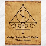 Only Good Shall Enter This House Canvas 16  x 20 