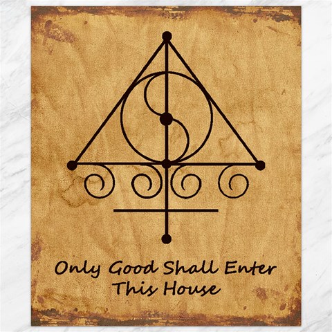 Only Good Shall Enter This House Canvas 20  x 24  from ArtsNow.com 19.57 x23.15  Canvas - 1
