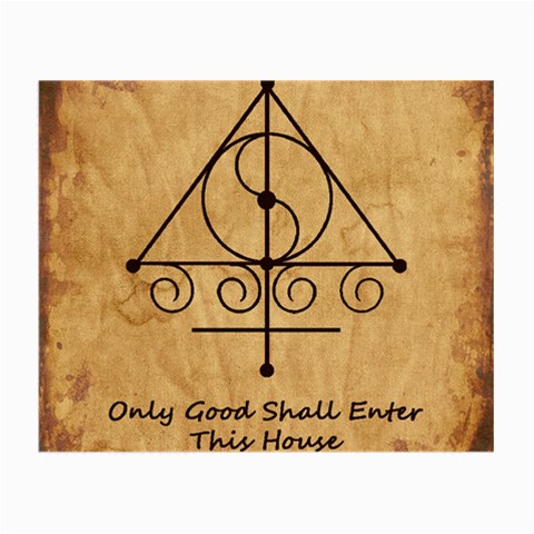 Only Good Shall Enter This House Small Glasses Cloth (2 Sides) from ArtsNow.com Front