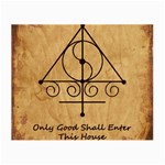 Only Good Shall Enter This House Small Glasses Cloth (2 Sides)