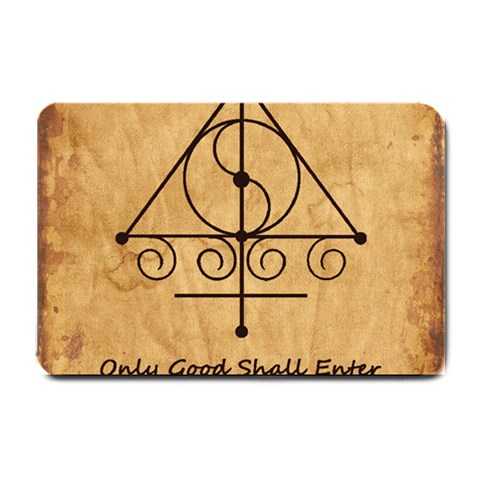 Only Good Shall Enter This House Small Doormat  from ArtsNow.com 24 x16  Door Mat