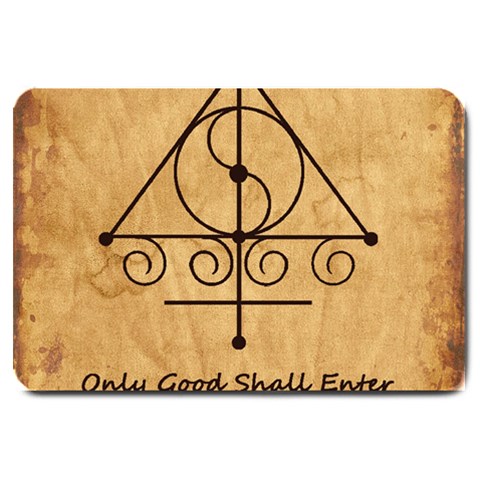 Only Good Shall Enter This House Large Doormat  from ArtsNow.com 30 x20  Door Mat