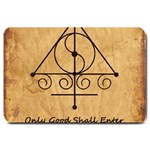 Only Good Shall Enter This House Large Doormat 