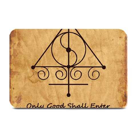 Only Good Shall Enter This House Plate Mats from ArtsNow.com 18 x12  Plate Mat