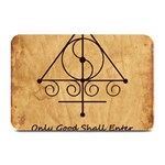 Only Good Shall Enter This House Plate Mats