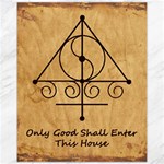 Only Good Shall Enter This House Canvas 11  x 14 